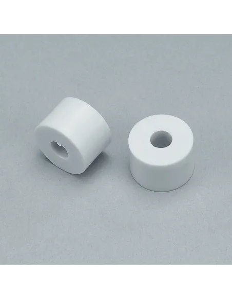 distanční podložka k šatním košům - průměr 15x10 mm, šedý plast