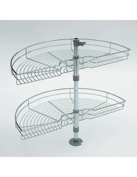 Karusel 180°, 740x400x700 mm, chrom