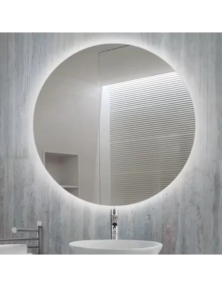 Zrcadlo kulaté s LED osvětlením, d=600mm
