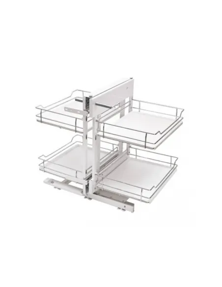 Box rohový CORNER COMFORT White 800L plné dno Cr/bílý levý