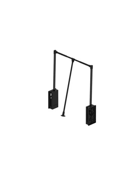 Věšák výklopný PANTOGRAF 89-112cm černý