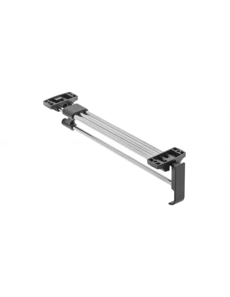 Věšák E50 výsuvný  s madlem 500mm Cr/černý