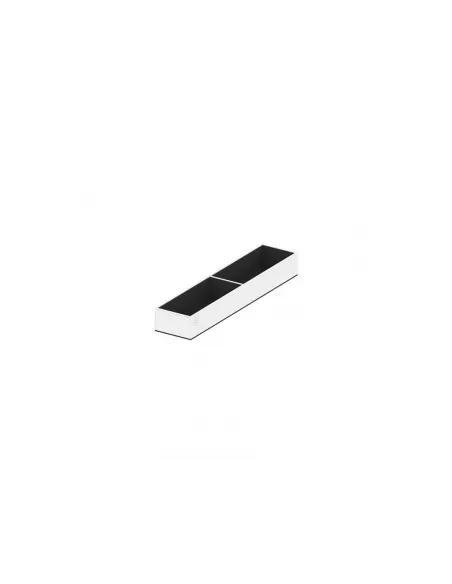 Vložka C na příslušenství 100 mm do šuplíku Puro, bílá/černá
