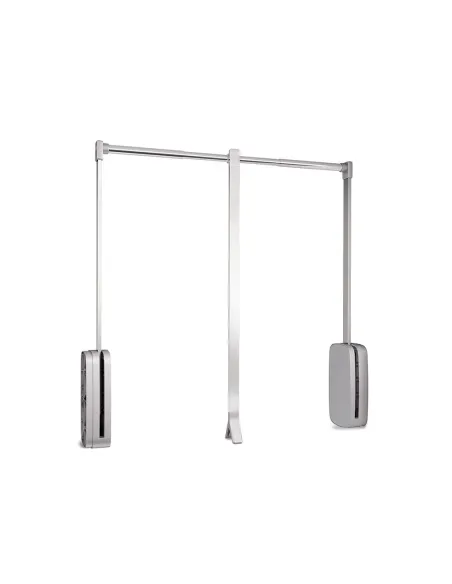 Sklopná šatní tyč SLING - antracit, 600-830x126x840 mm