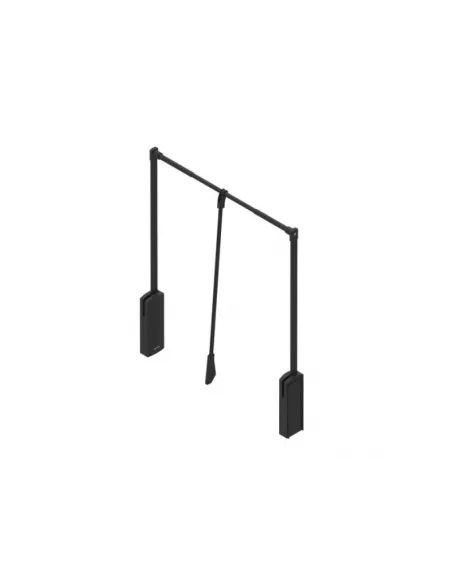 Věšák výklopný PANTOGRAF LIFTER Plus 600-830cm Al/černý