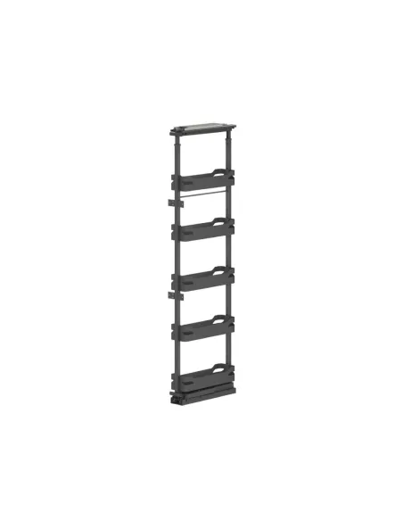 Potravinová skříň WIRELI Style 5 košů 200mm, 150x505x1659-1955mm, antracit