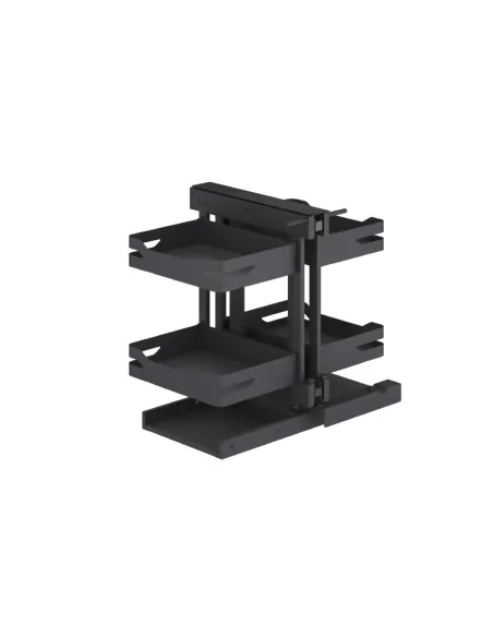 Slepý roh WIRELI Style s tlumeným dovřením - L/P, 680x470x580 mm, antracit